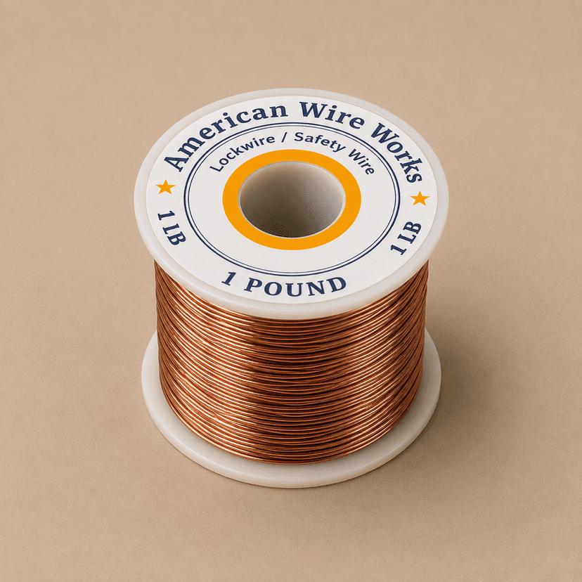 Copper Lockwire - Industrial wire product from American Wire Works
