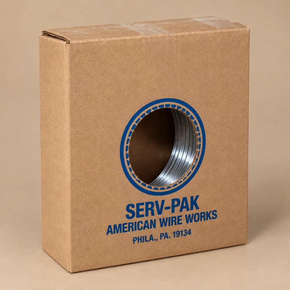 18 Ga Galvanized Wire - 12 lb Serv-Pak - Galvanized-Annealed Tie Wire